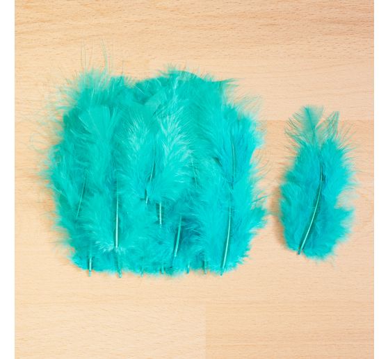 Marabou feathers, about 15 pieces