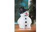 Styroporform Schneemann mit Hut, 17 cm