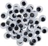 VBS Wackelaugen zum Aufkleben "Rund", 12 mm, 50 Stück