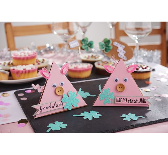 VBS Kraft cardboard gift box "Pyramid"