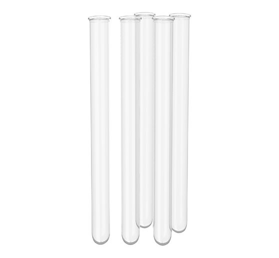 VBS Reagenzgläser für Dekorationen, 5er-Pack, 16x160mm