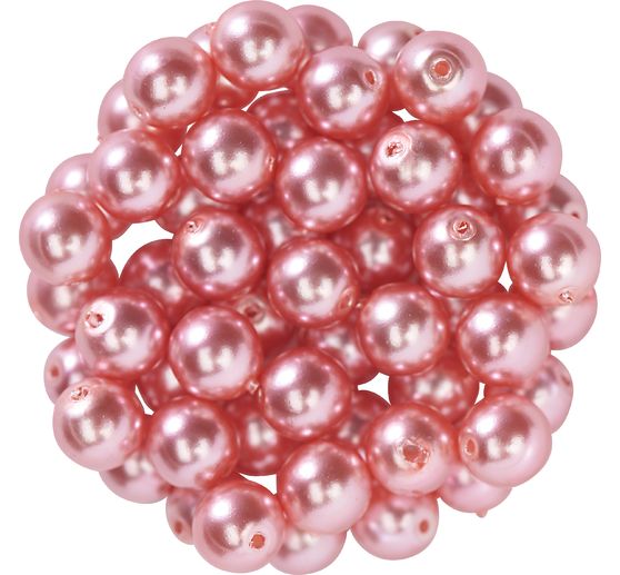 Glaswachsperlen, Ø 6 mm, 55 Stück