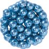 Glaswachsperlen, Ø 6 mm, 55 Stück Hellblau