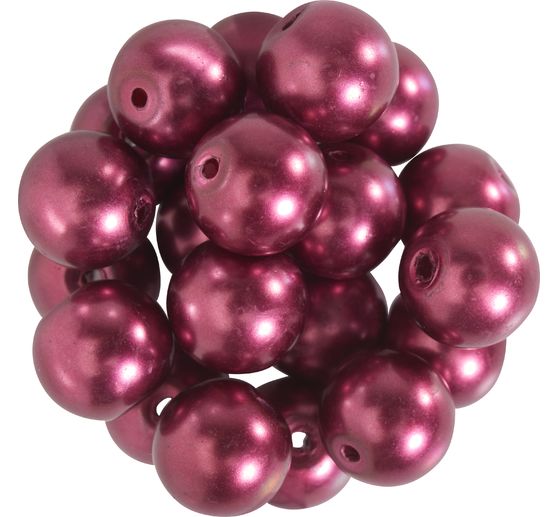 Glaswachsperlen, Ø 10 mm, 20 Stück
