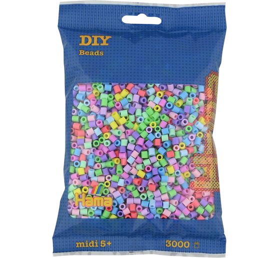 Hama-Perlen "Pastell", 3.000 St&uuml;ck