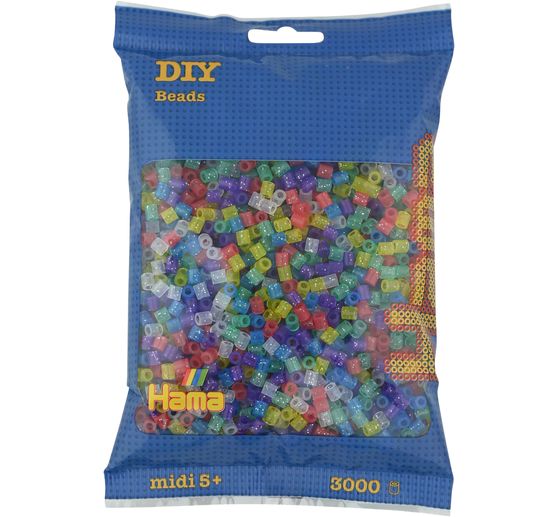Hama Beads "Glitter", 3.000 pcs.