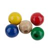Wooden beads, Ø 6mm, approx. 125 pieces Colourful