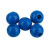 Wooden beads, Ø 6mm, approx. 125 pieces Blue