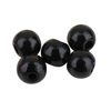 Wooden beads, Ø 6mm, approx. 125 pieces Black