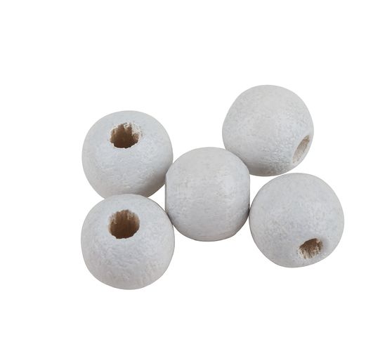 Wooden beads, Ø 6mm, approx. 125 pieces