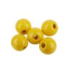 Wooden beads, Ø 8 mm, 85 pieces Yellow