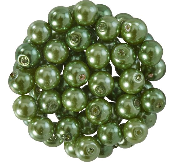 Glaswachsperlen, Ø 6 mm, 55 Stück