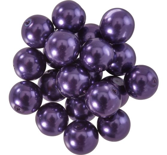 Glaswachsperlen, Ø 10 mm, 20 Stück