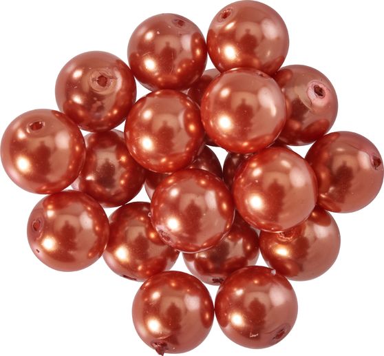 Glaswachsperlen, Ø 10 mm, 20 Stück