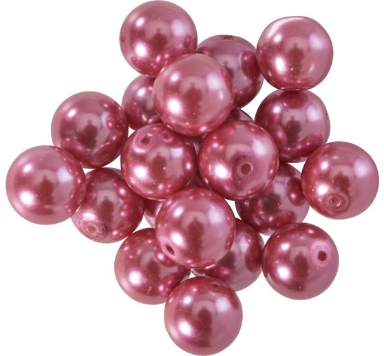 Glaswachsperlen, Ø 10 mm, 20 Stück