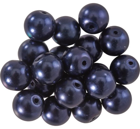 Glaswachsperlen, Ø 10 mm, 20 Stück