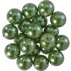 Glaswachsperlen, Ø 10 mm, 20 Stück Dunkelgrün