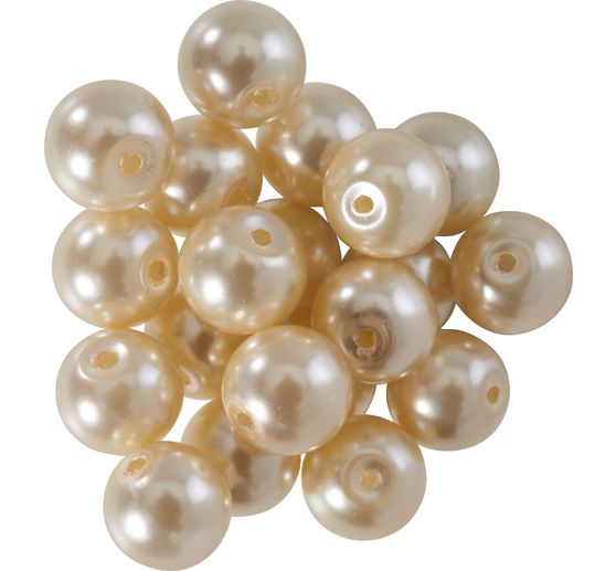 Glaswachsperlen, Ø 10 mm, 20 Stück