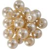 Glaswachsperlen, Ø 10 mm, 20 Stück Perlweiß