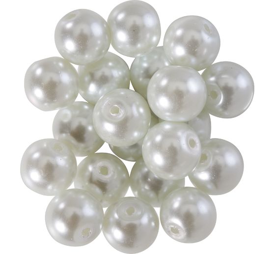 Glaswachsperlen, Ø 10 mm, 20 Stück