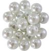 Glaswachsperlen, Ø 10 mm, 20 Stück Weiß