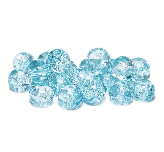 Glitzerperlen, Ø 8 mm, 20 Stück