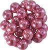 Glass wax beads, Ø 8mm, 25pcs, golden yellow (light orange)