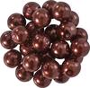 Glass wax beads, Ø 8mm, 25pcs, golden yellow (light orange)