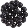 Glass wax beads, Ø 8mm, 25pcs, golden yellow (light orange)