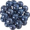 Glass wax beads, Ø 8mm, 25pcs, golden yellow (light orange)