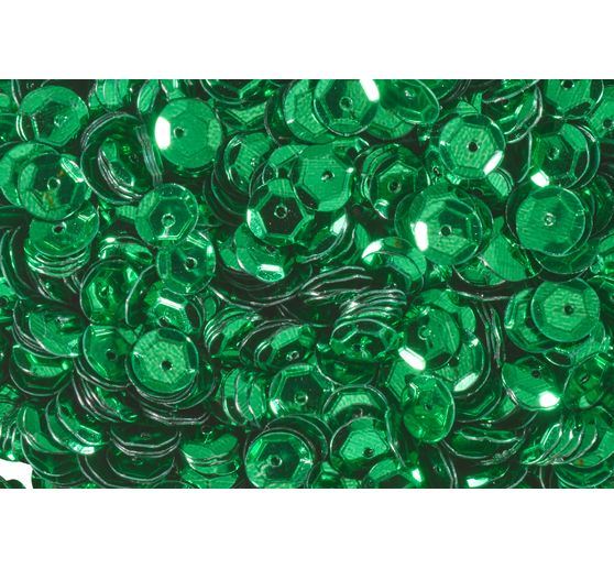 Pailletten gewölbt, Metallic