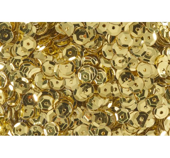 Pailletten gewölbt, Metallic