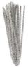 VBS Chenille wire "Silver", 8 mm, 50 cm, 10 pieces