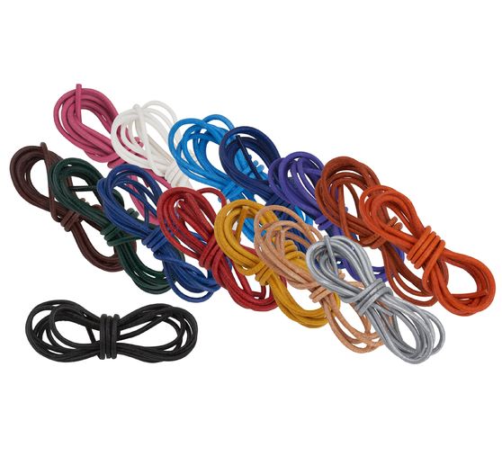 Lederband rund, Ø 2 mm