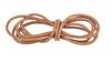 Leather strap round, Ø 1 mm