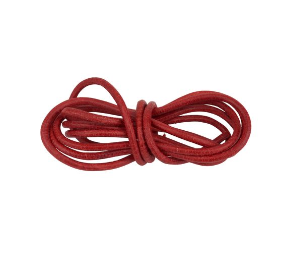 Lederband rund, Ø 2 mm