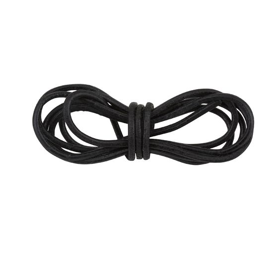 Lederband rund, Ø 2 mm