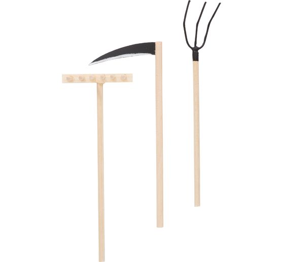 VBS Holz-Gartengeräte, 3er-Set