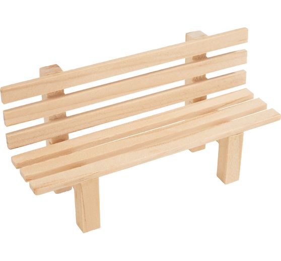 Wooden garden bench