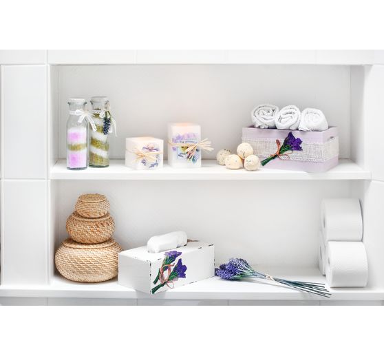 VBS Cosmetic tissue box "Rectangular", with oval opening