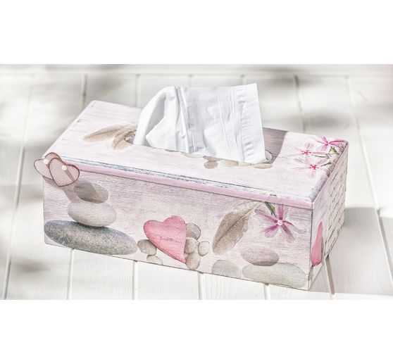 VBS Cosmetic tissue box "Rectangular", with oval opening
