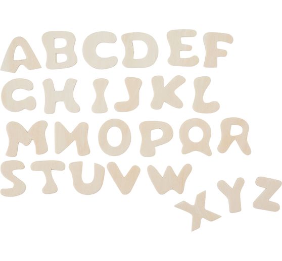 VBS Holz-Buchstabenmix, 26 Stück
