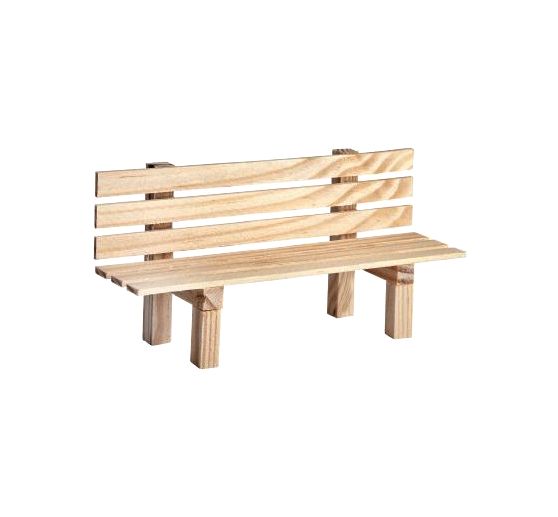 Wooden garden bench