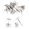 Ohrstecker Edelstahl, 6 mm Platte