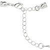 Locking set with Regulation chain, Ø 4mm Silver coloured