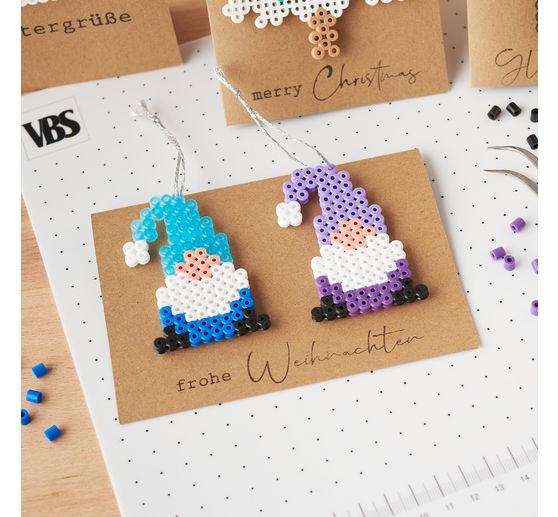 VBS Double cards with envelopes "Kraft paper", 50 pieces