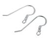 Ohrhaken mit Feder, 925er Sterling-Silber