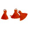 Tassel with eyelet Orange