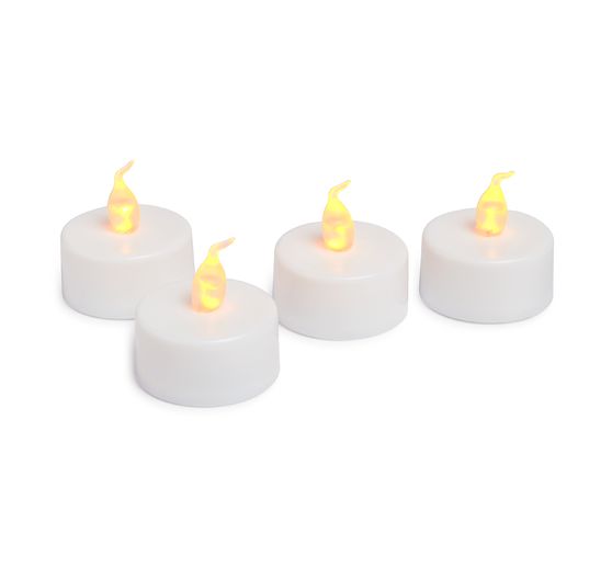 VBS LED tea lights, 4 pieces