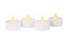 VBS LED tea lights, 4 pcs., with timer